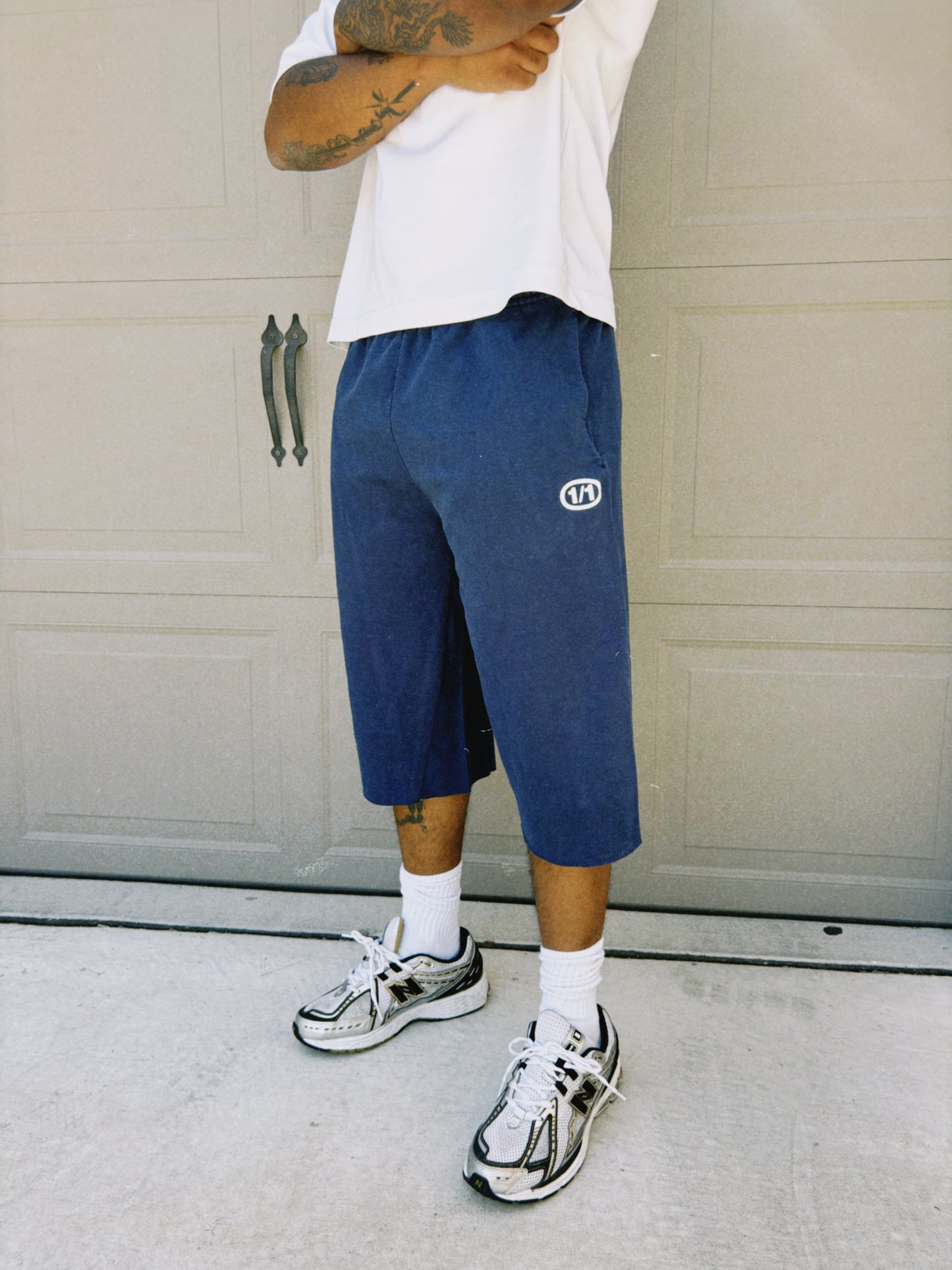 Navy blue 3/4 sworts
