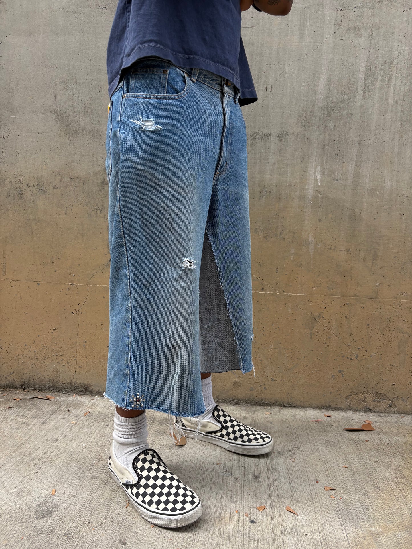 Inside Out Flare jorts
