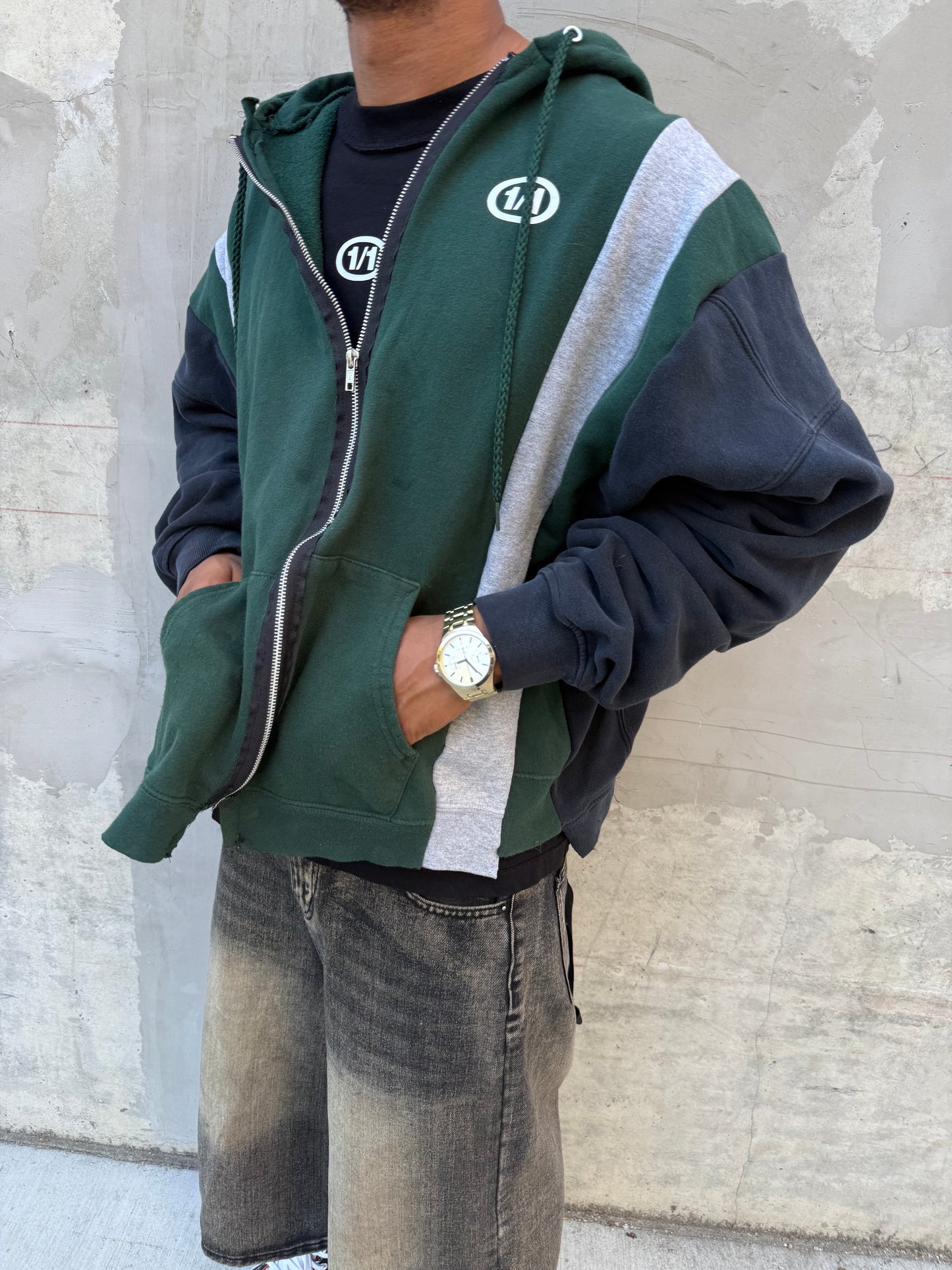 Multi Panel Zip Up