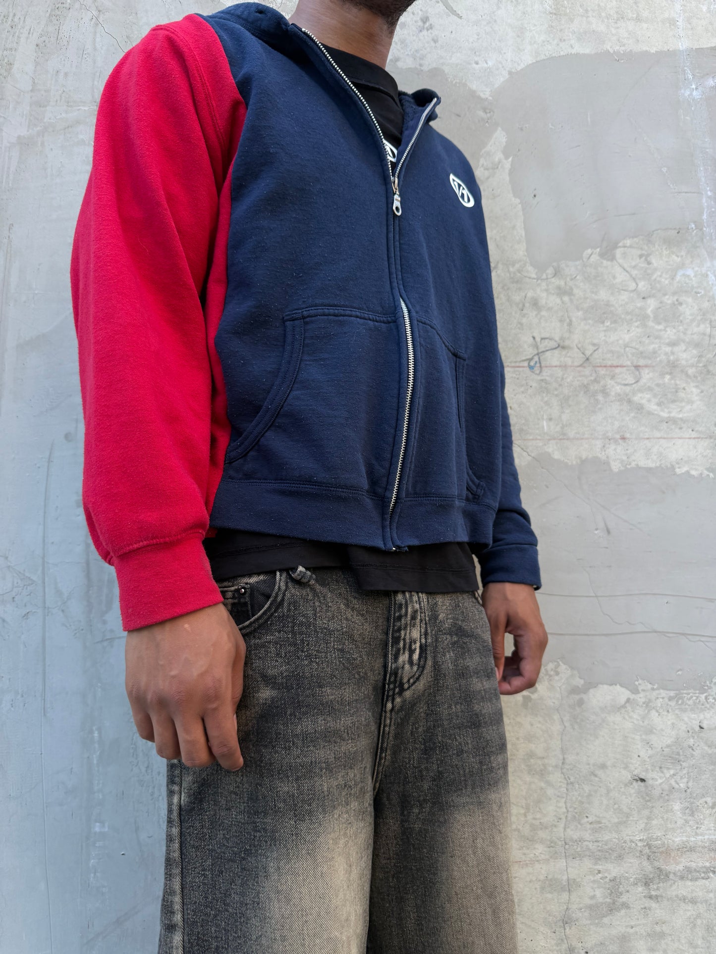 Archive Zip Up (Red Sleeve)