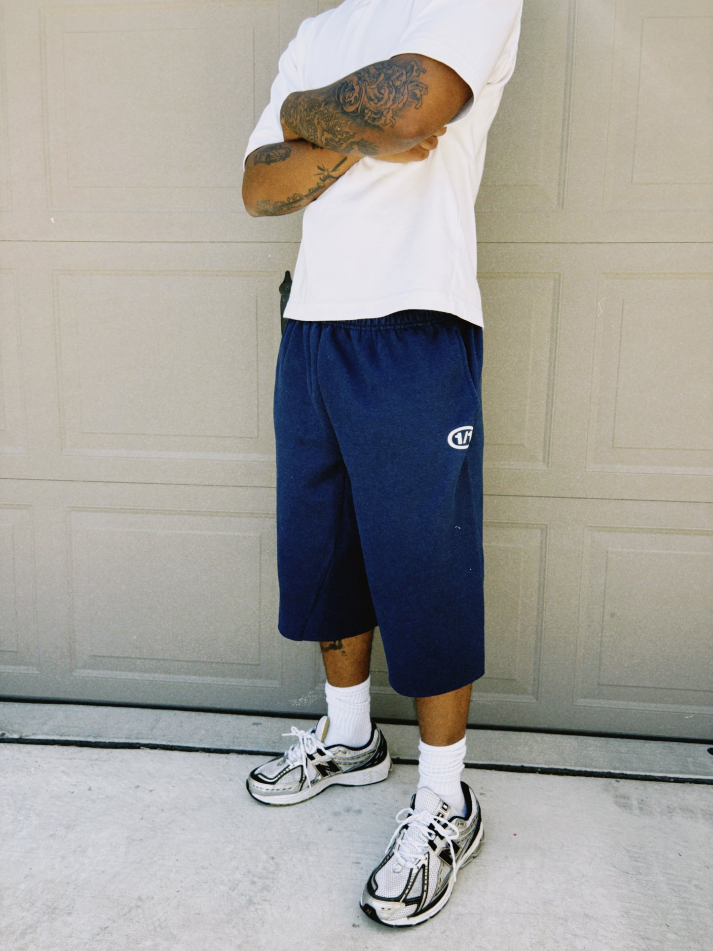 Navy blue 3/4 sworts