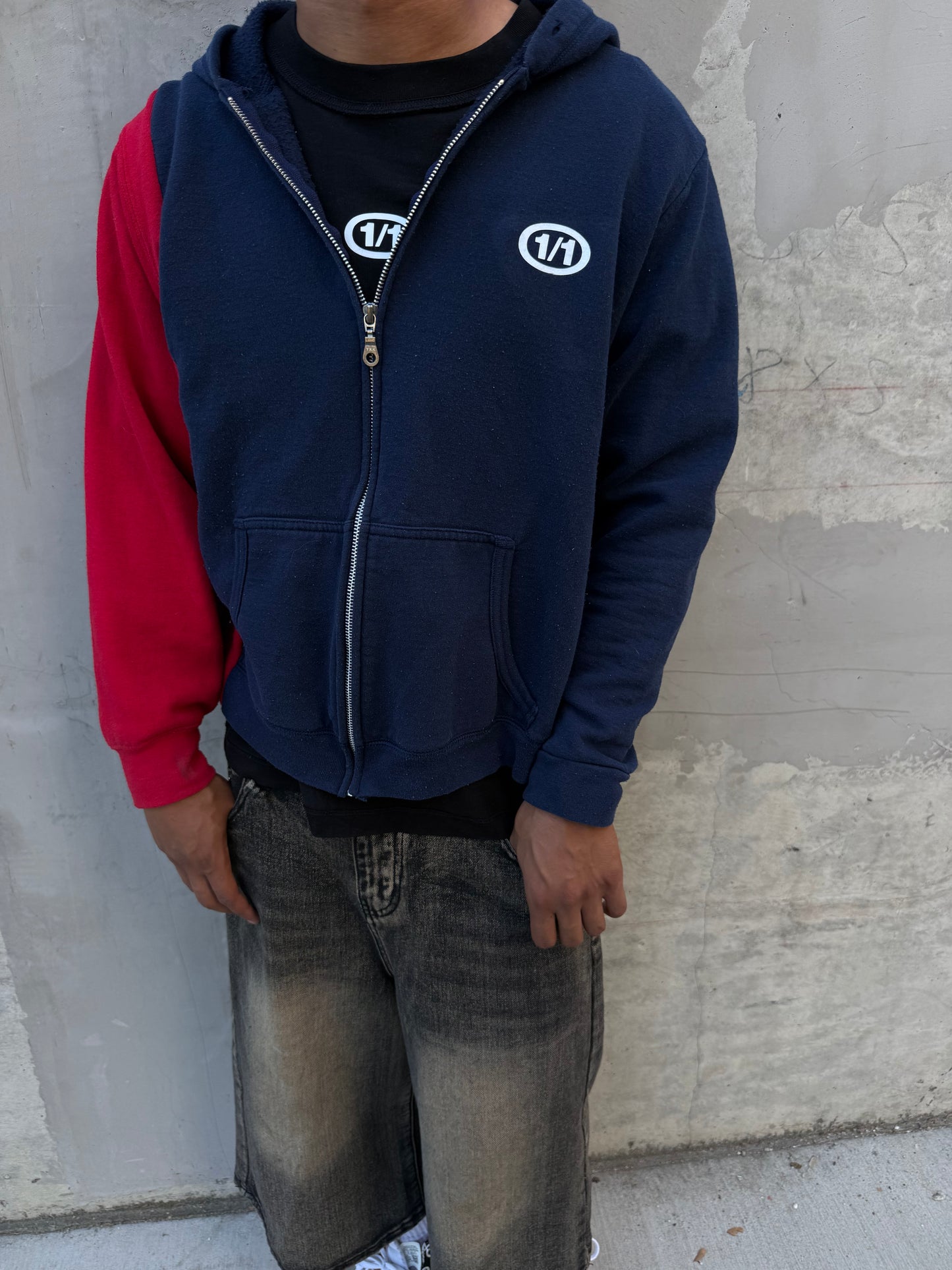 Archive Zip Up (Red Sleeve)