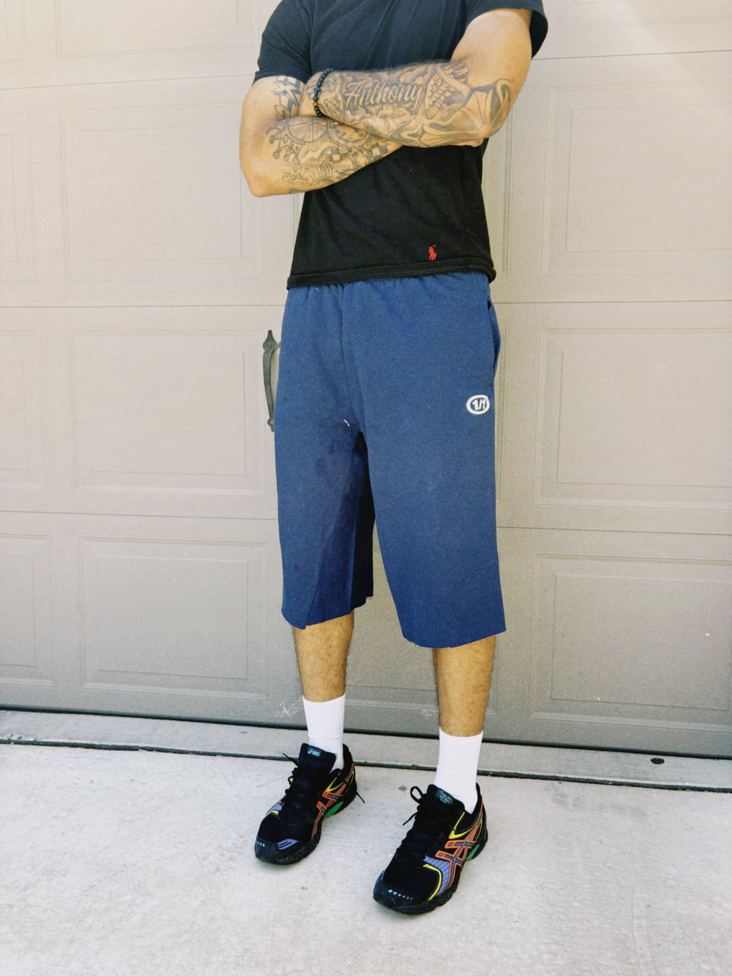 Navy Blue 3/4 sworts