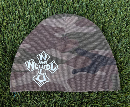 camo skully (size 1 shorter hair & rows)