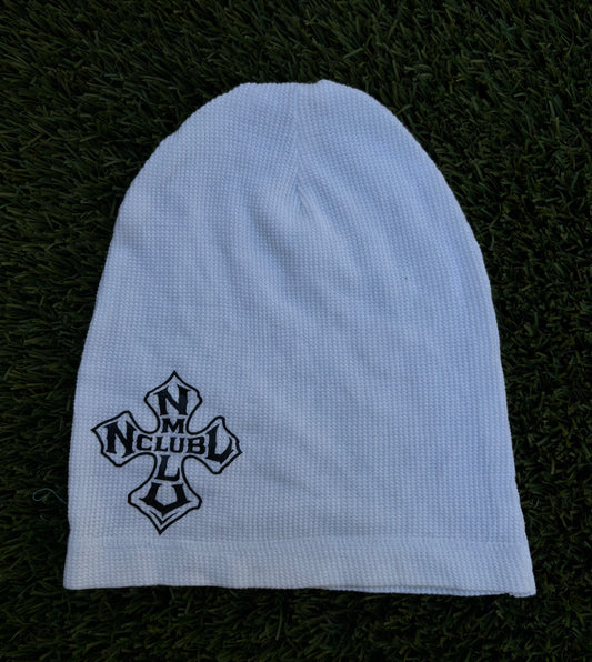 white skully (size 2 locs & longer hair)