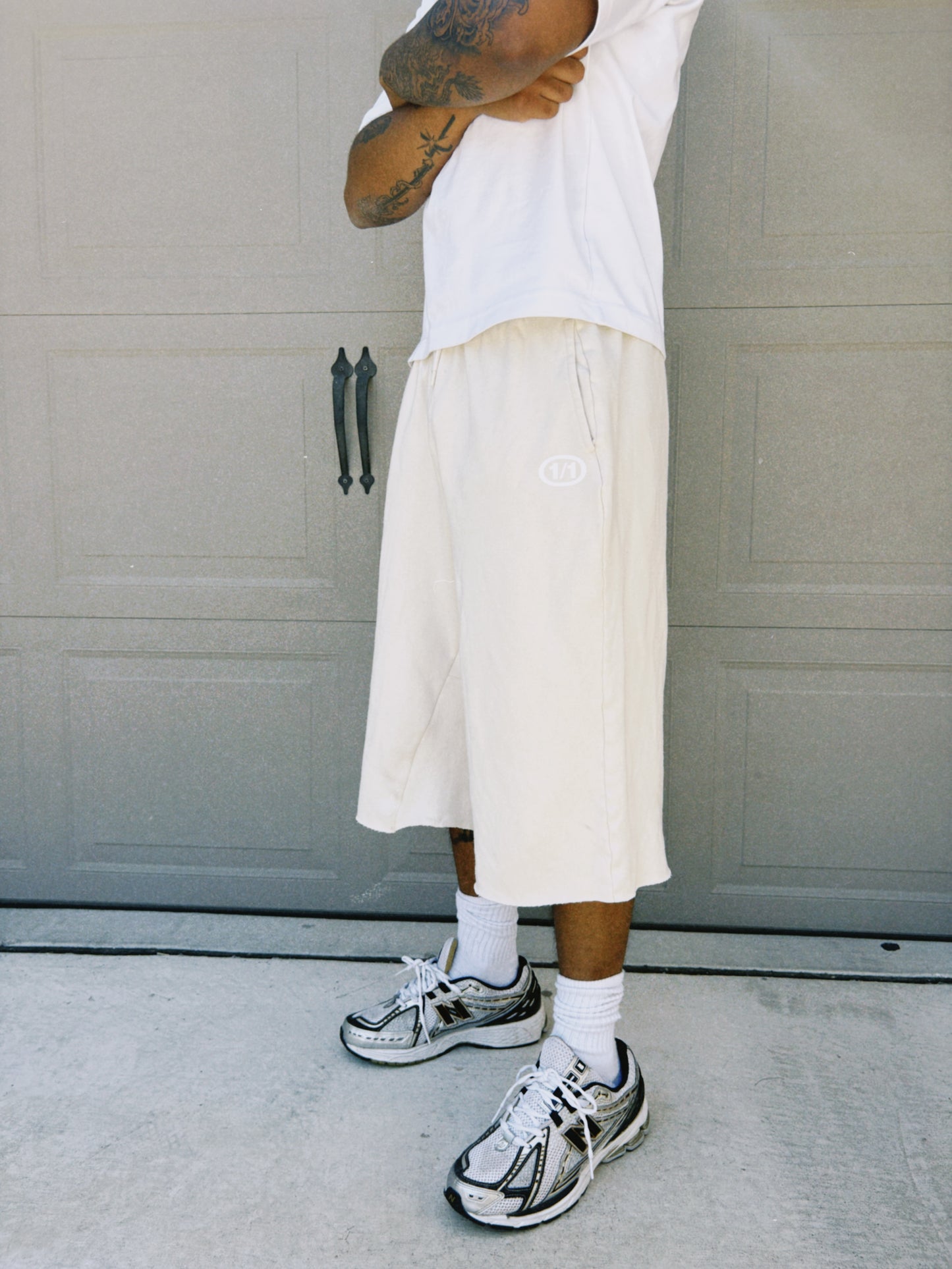 Cream 3/4 sworts