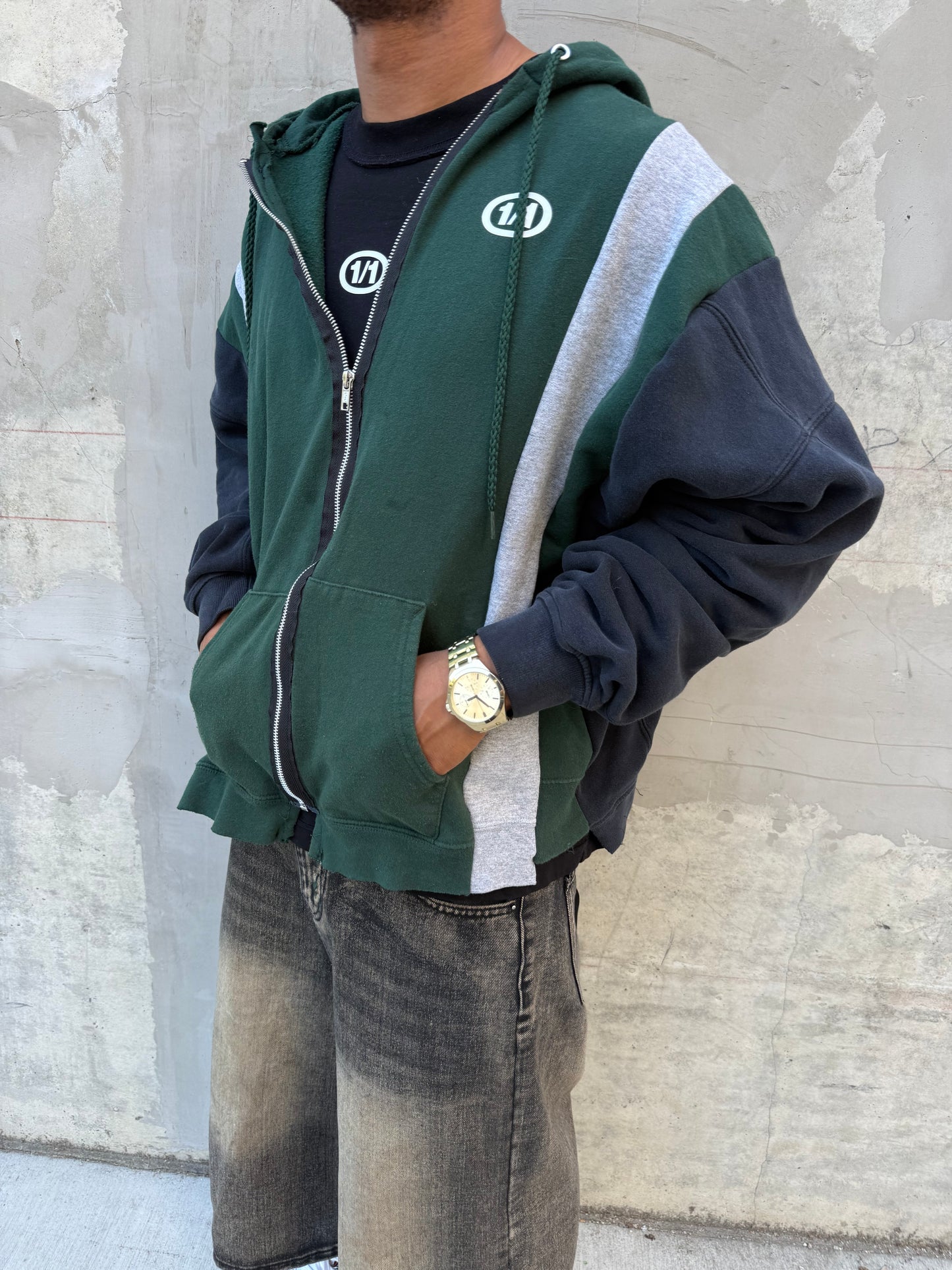 Multi Panel Zip Up