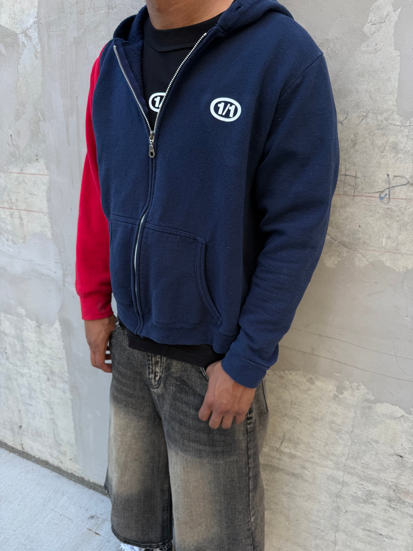 Archive Zip Up (Red Sleeve)