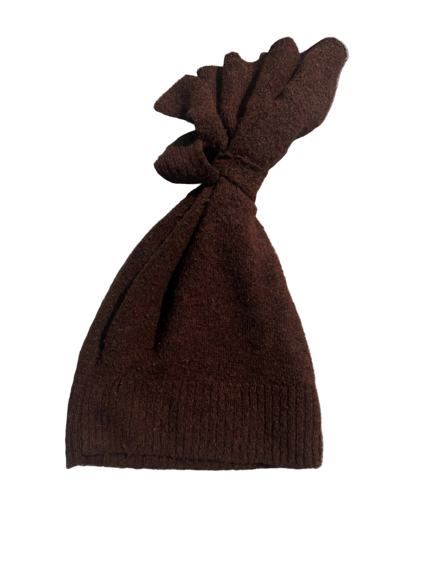 Mocha Luxe Slouch Beanie