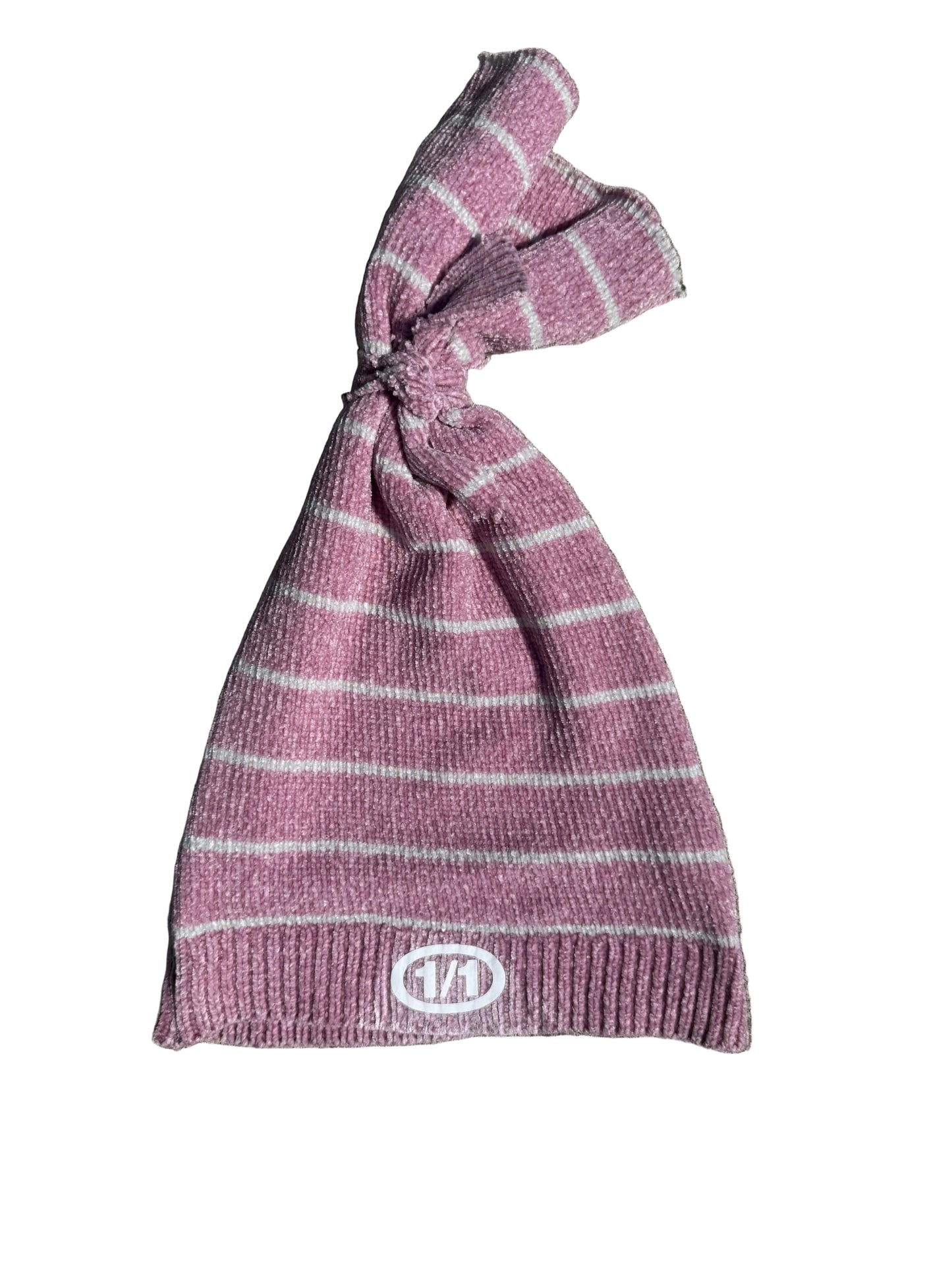 Ivory Blush Slouch Beanie