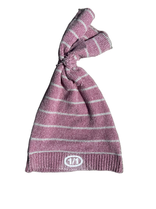 Ivory Blush Slouch Beanie