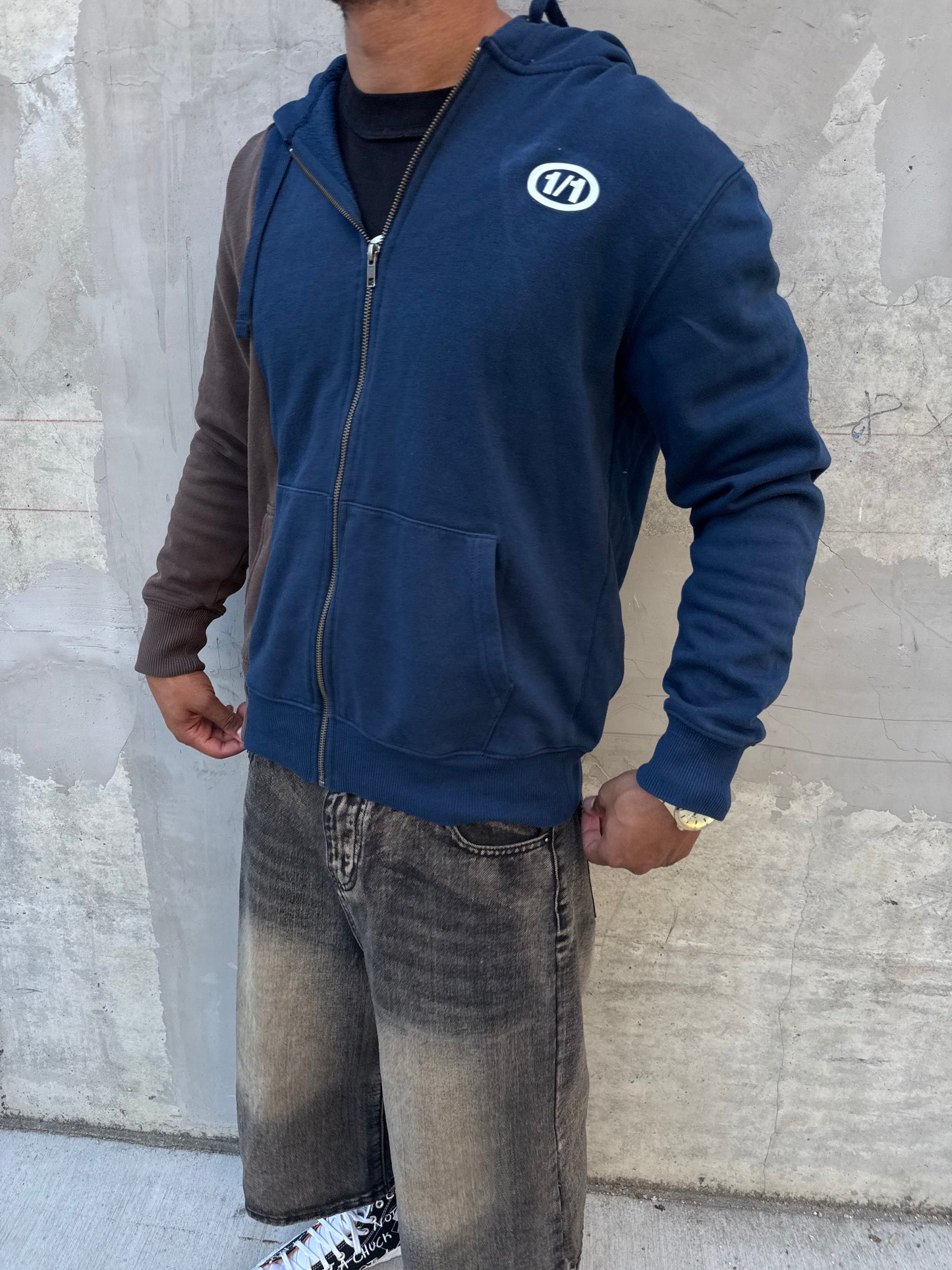 Archive Zip Up (Brown Sleeve)