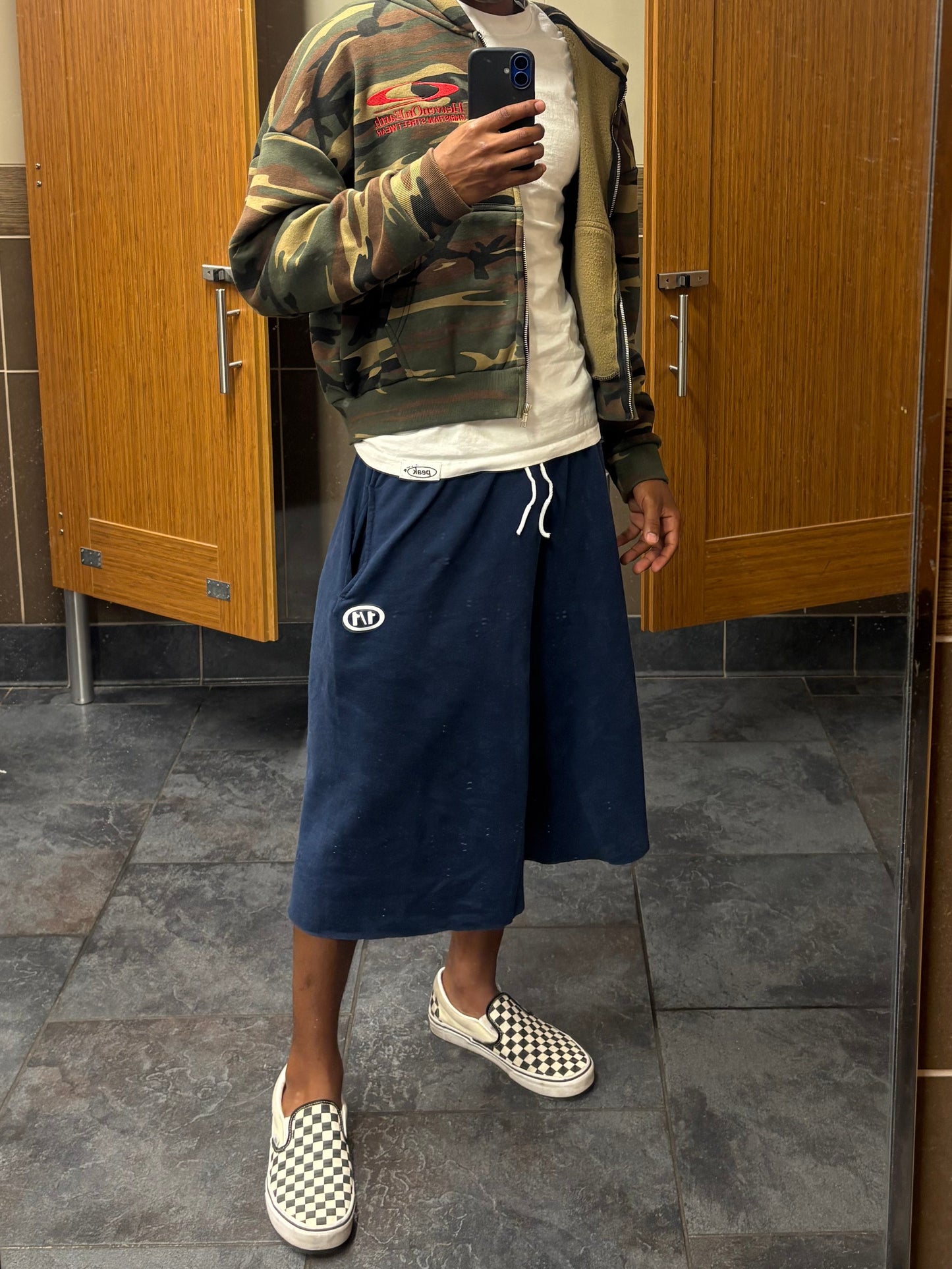 Navy blue 3/4 sworts