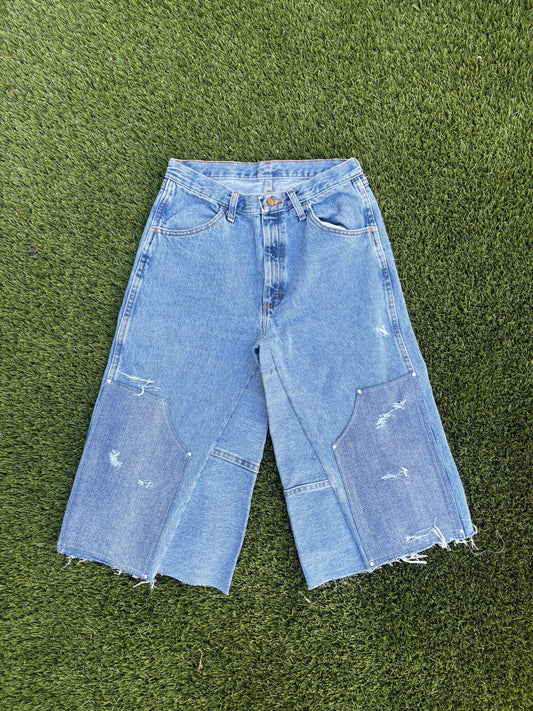 3/4 double knee jorts
