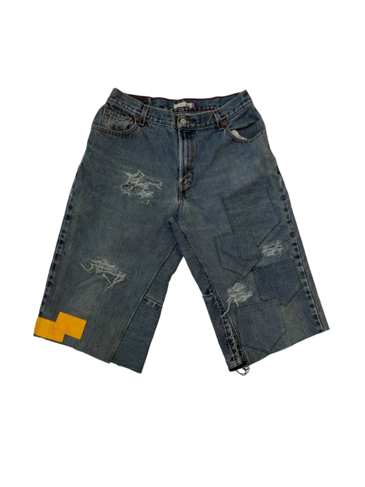 Multi pocket jorts