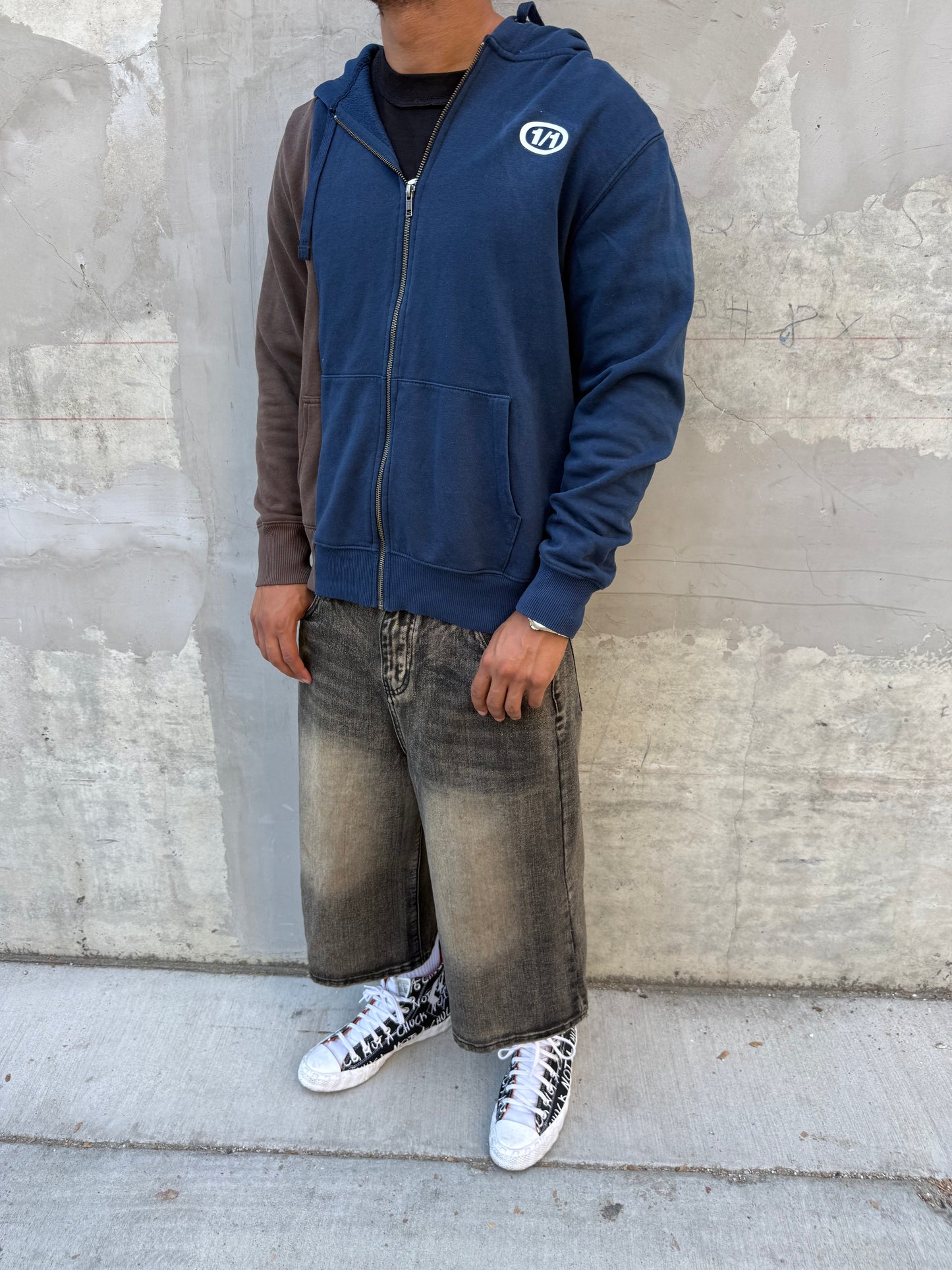 Archive Zip Up (Brown Sleeve)
